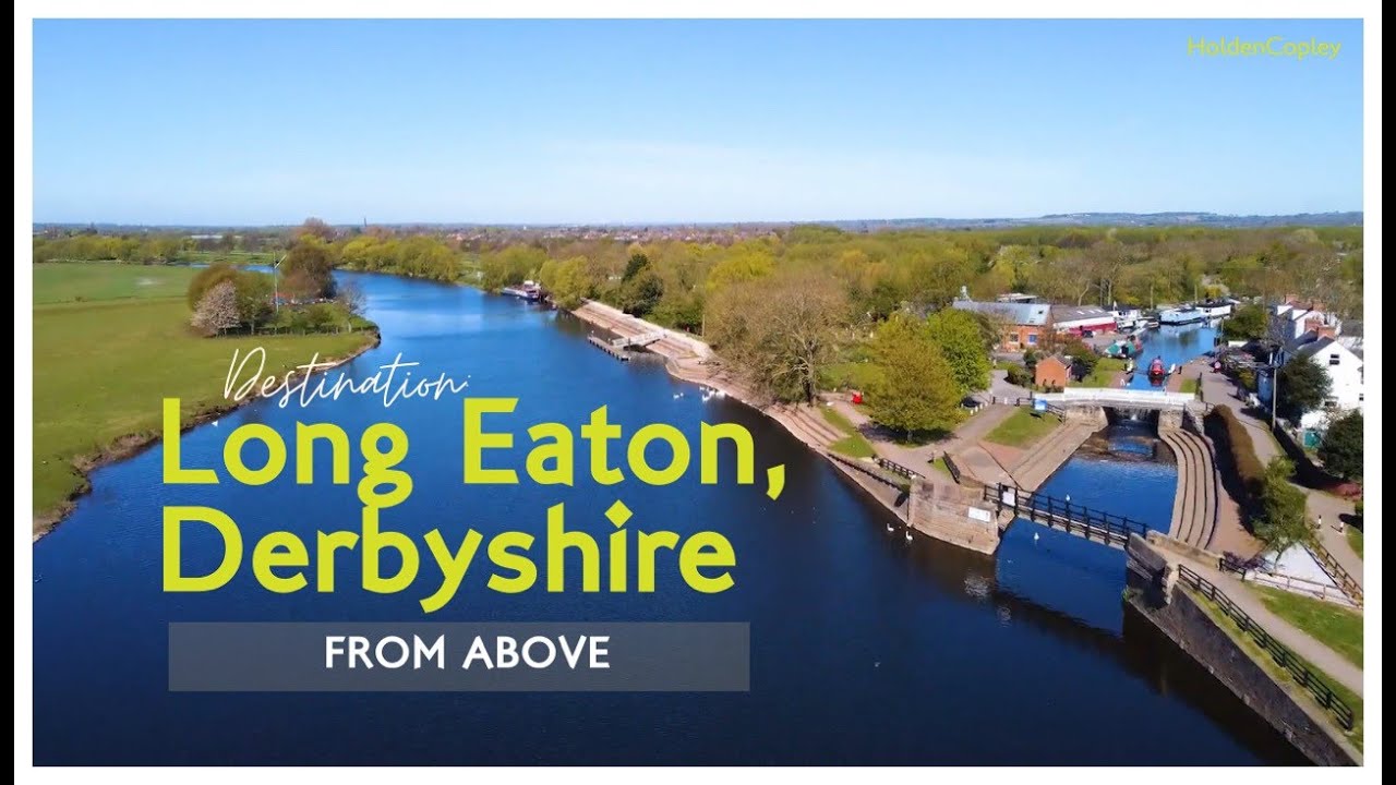 BEAUTIFUL DRONE VIDEO FLYING OVER LONG EATON, UK