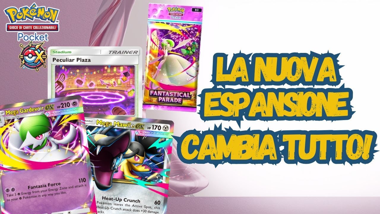 NUOVA ESPANSIONE Pokémon Pocket Parata Fantasmagorica… e cambia TUTTO: MEGA + CARTE STADIO!