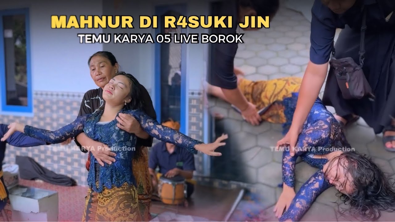 Mahnur di r4suki jin saat Temu karya 05 live di Borok