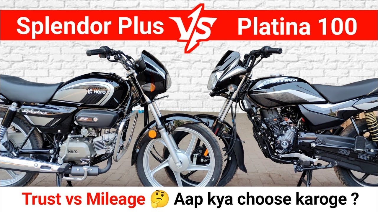 Hero Splendor Plus vs Platina 100cc 2026 | Platina 100 vs Splendor Plus 2026 | Mileage & Features 