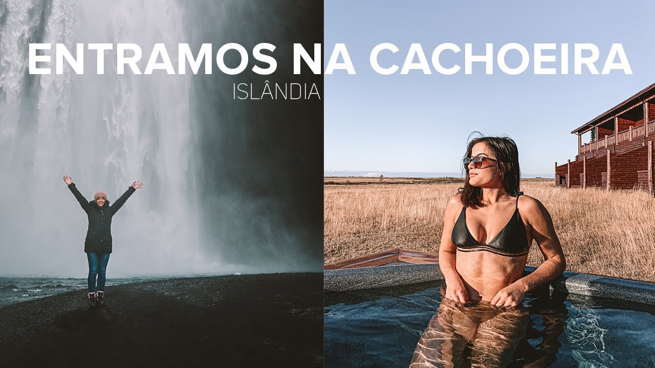 PISCINA NO FRIO E PRAIA DE AREIA PRETA | DIA 02 | Islândia | #vanessinhaviaja