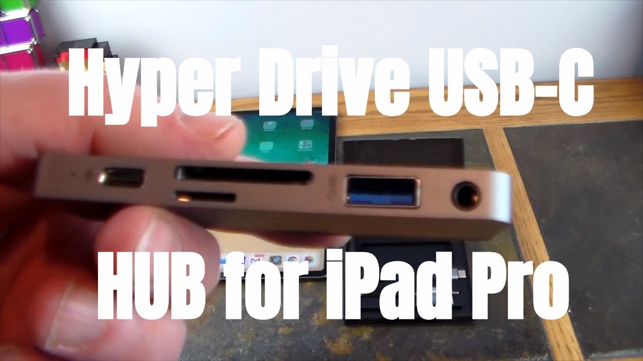 Hyper Drive USB-C Hub For iPad Pro: First USB-C HUB for iPad Pros