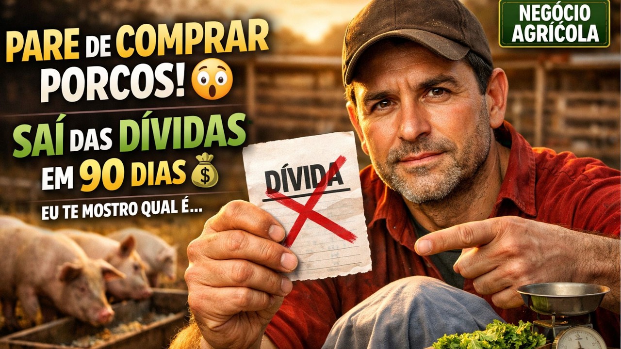 Pare de comprar porcos! O negócio agrícola que me tirou das dívidas em 90 dias