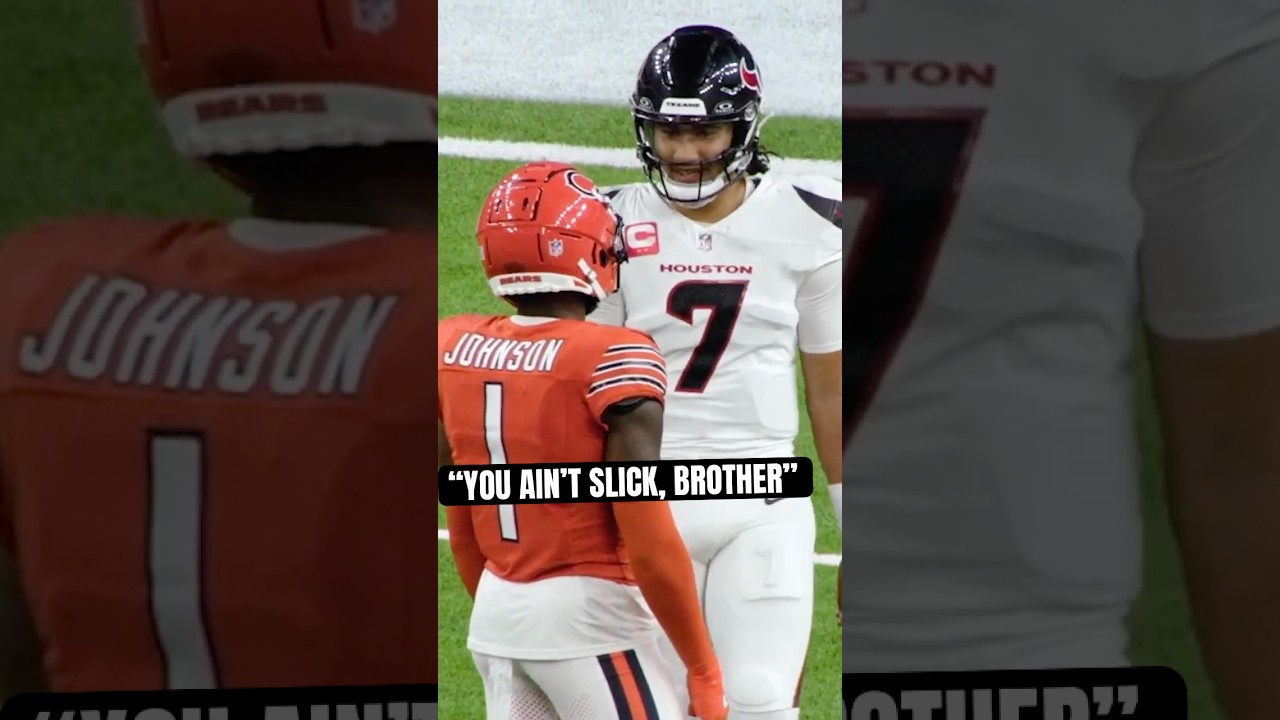 C.J. Stroud heard Jaylon Johnson's podcast comments 🤣 (via @NFL)