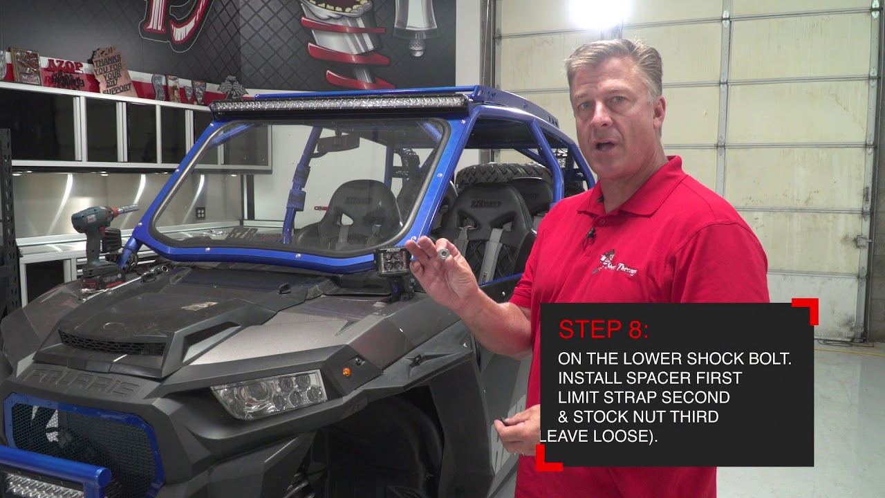 Как установить ремни Polaris RZR Shock Therapy Limit