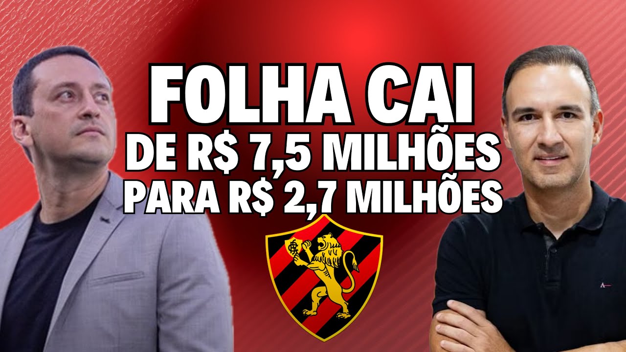 FOLHA DO SPORT CAI DE R$ 7,5 MILHÕES PARA R$ 2 MILHÕES E 700 MIL EM 2026!