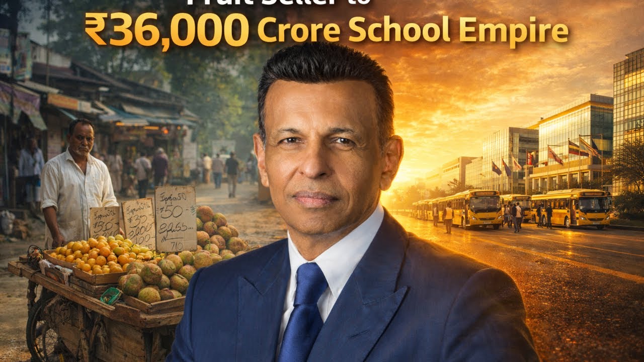 How a Fruit Seller Built a ₹36,000 Crore School Empire | Sunny Varkey's success story