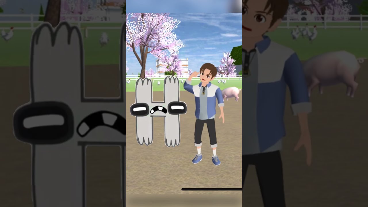 Yuta vs alphabeth lore part2 #shorts #viral #sakuraschoolsimulator #yutamio #alphabethloreanimation