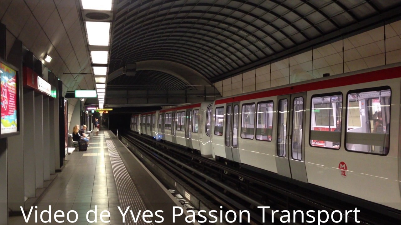 Métro D Lyon Tcl - Expérimentation d'un métro à 4 voitures en (Um2)