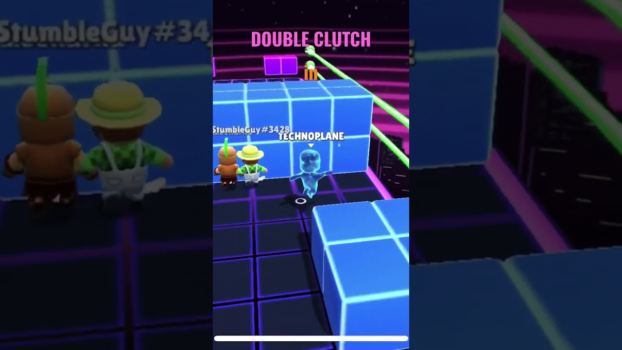 DOUBLE CLUTCH BLOCK DASH STUMBLE GUYS #stumbleguys #blockdash