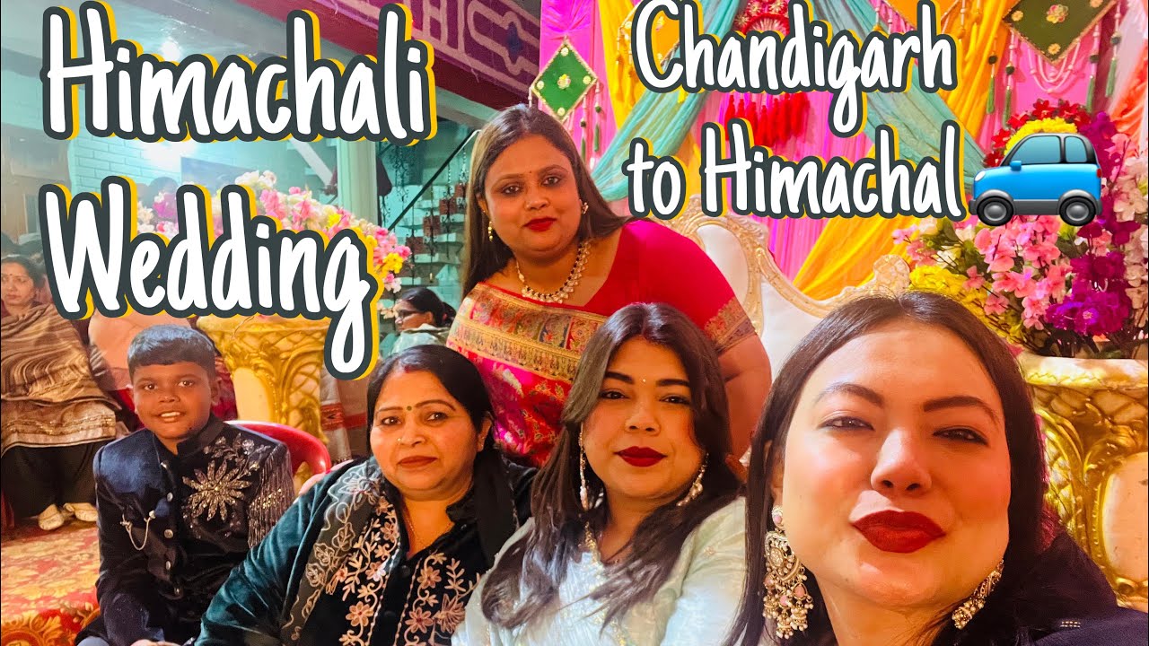 Attended Himachali ⛰️Wedding for the first time | Chandigarh to Syoh | Himachali Dham # travelvlog