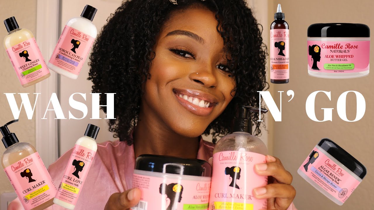 SUPER DEFINED WASH AND GO ROUTINE FOR CURLY NATURAL HAIR: CAMILLE ROSE SIGNATURE COLLECTION