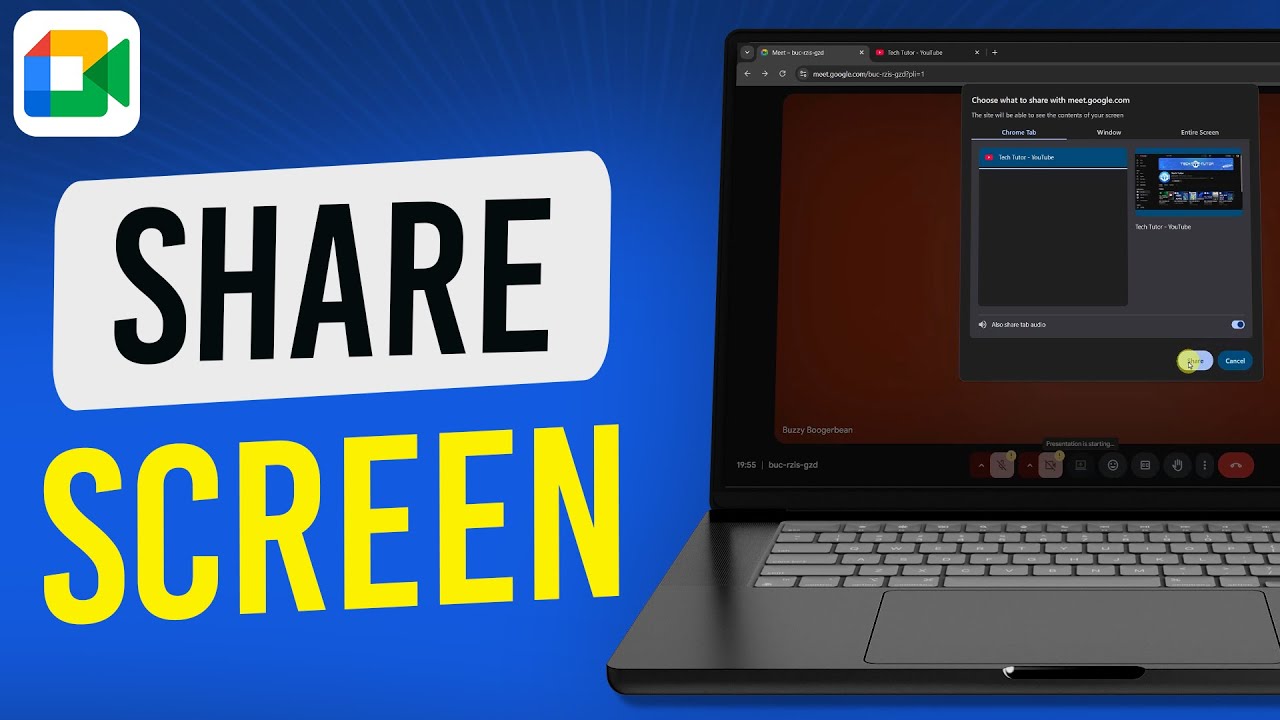 How To Share Screen On Google Meet
