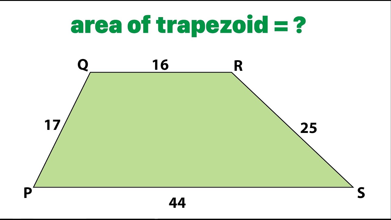 Find the area of this trapezoid.