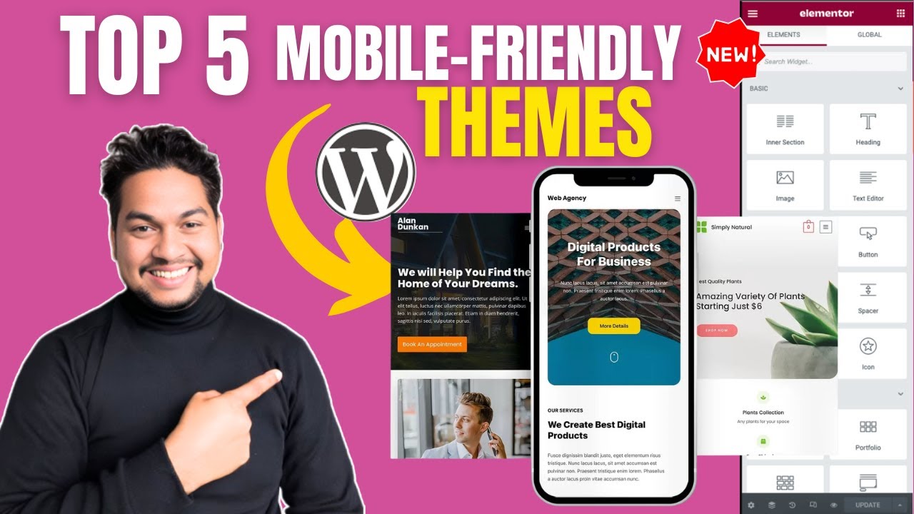 Top 5 Best Mobile-Friendly WordPress Themes for 2025
