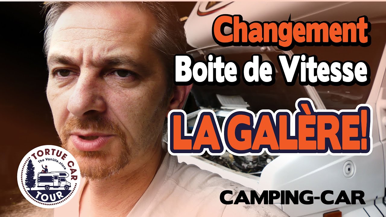 Changement BOITE DE VITESSE / EMBRAYAGE sans démonter le moteur 🔧Camping car 😀 Peugeot J5 C25
