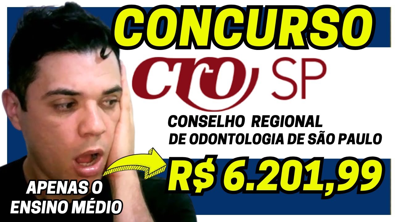 CONCURSO CRO SP 2025