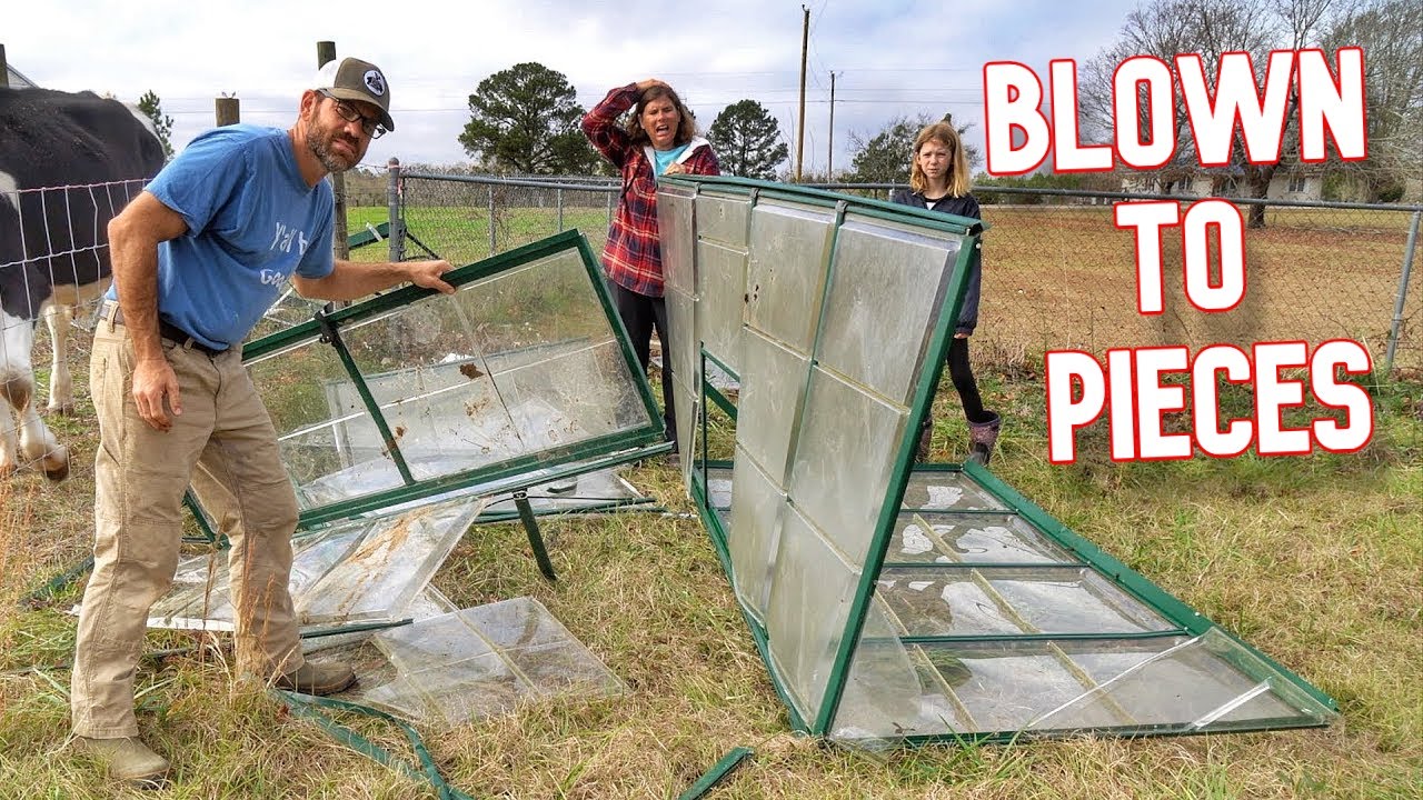 Our Greenhouse Was Destroyed!!