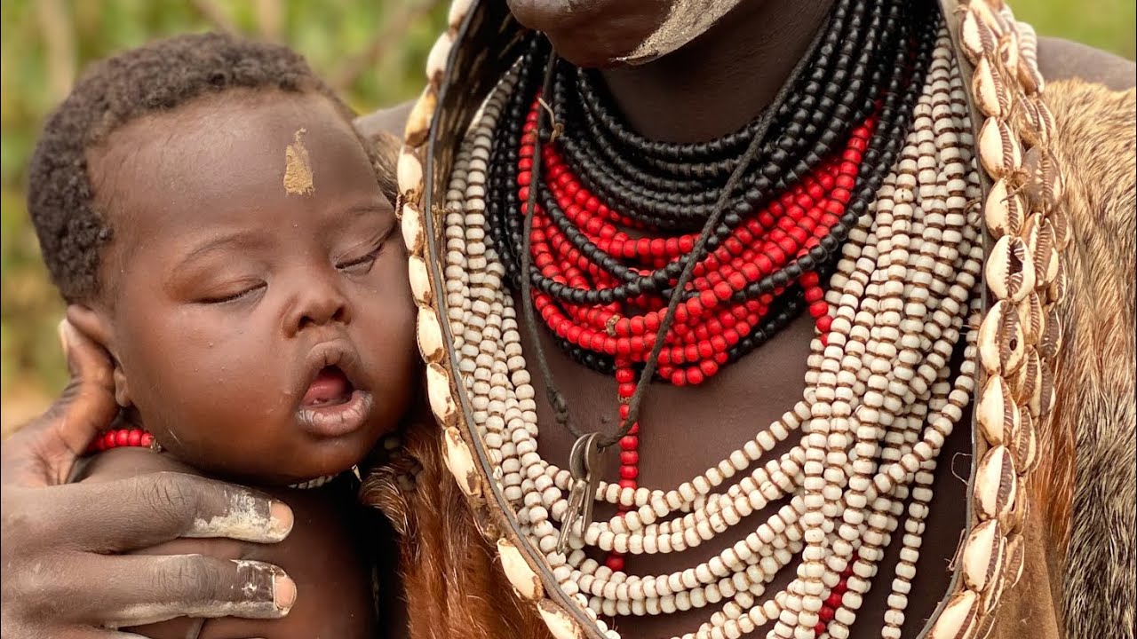 Visiting Karo tribe in Ethiopia, Omo valley