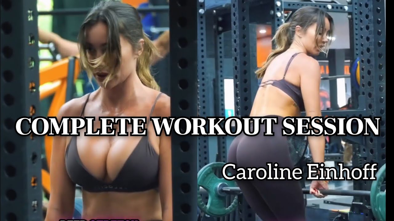 Complete Workout Session | Caroline Einhoff #gym #fitnessmotivation #fitgirl #gymlife #crossfit