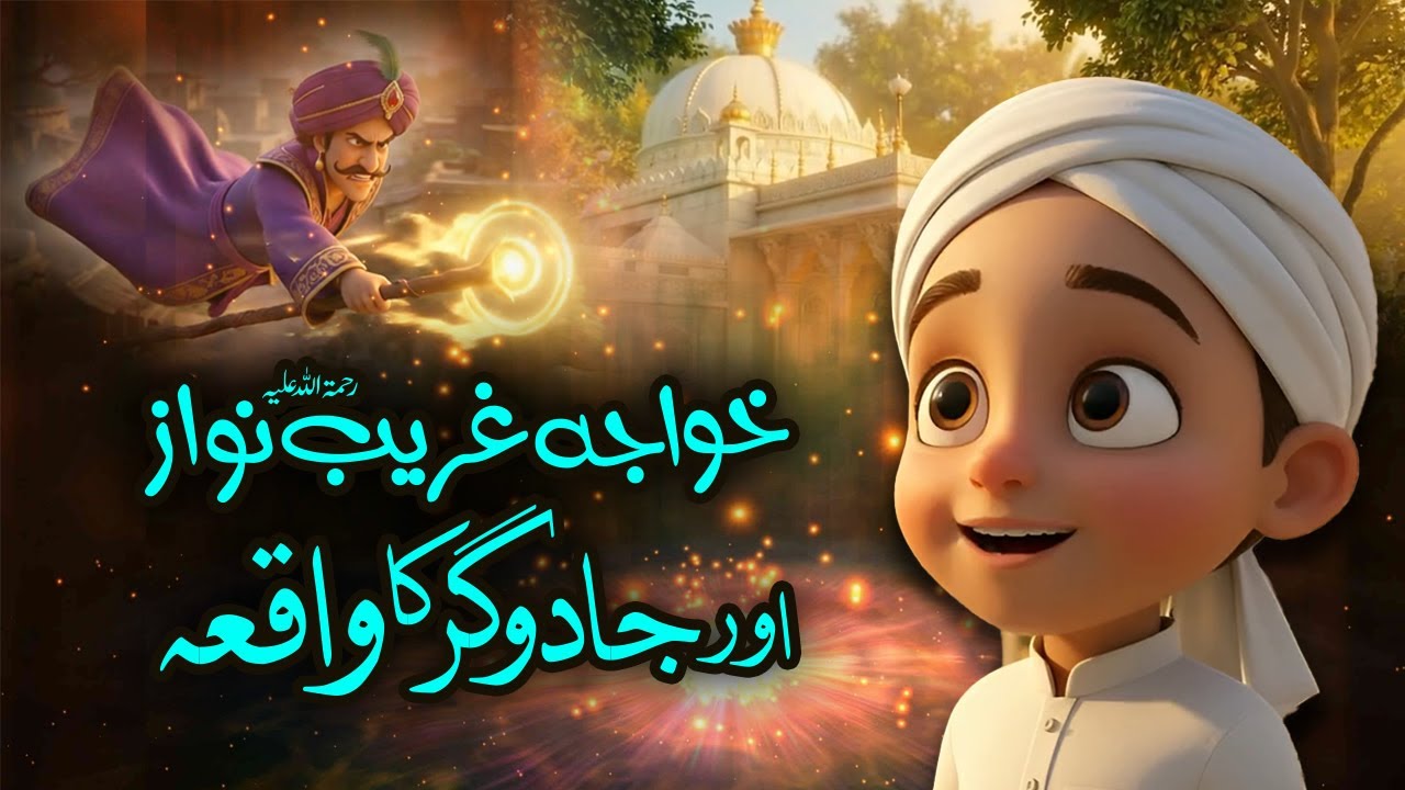 Khuwaja Gareeb Nawaz Aur Jadugar Ka Waqia | Hamza AI Cartoon Series |AI Cartoon |Hamza Cartoon World