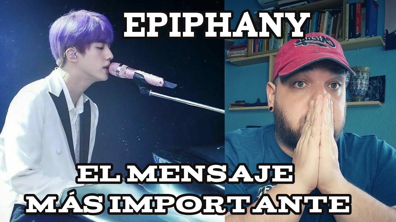 BTS (JIN) EPIPHANY, CANTANTE ESPAÑOL REACCIONA , ACABO EMOCIONADO