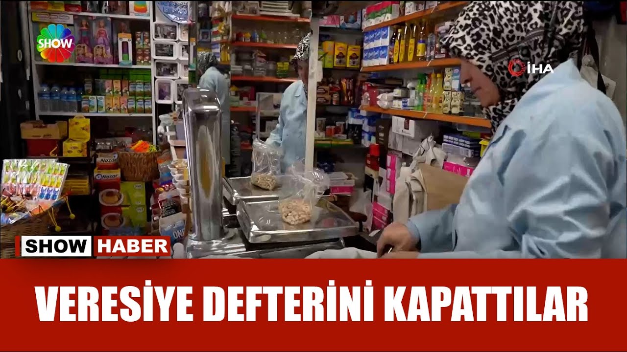 Kadın bakkal gözyaşlarına hakim olamadı