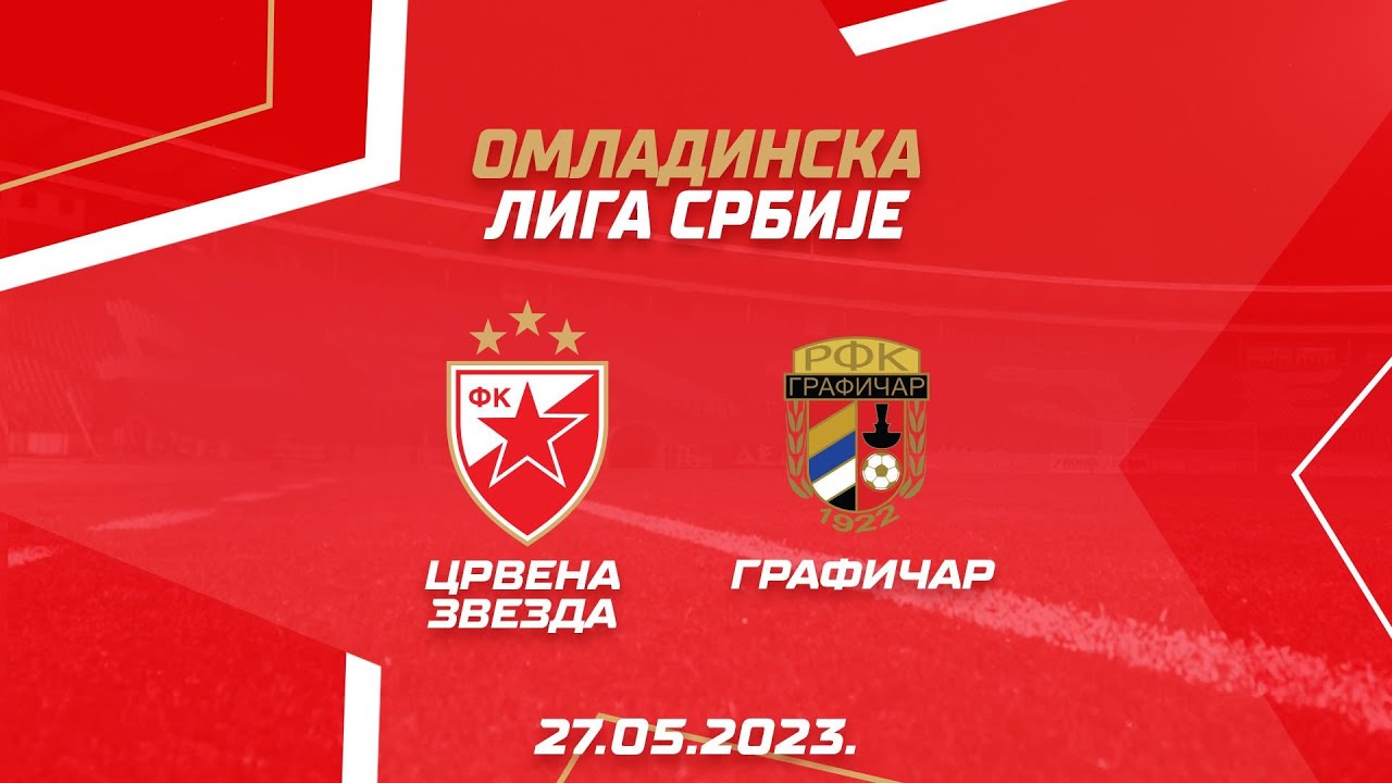 Omladinska liga Srbije: Grafičar - Crvena zvezda 0:1, ceo meč