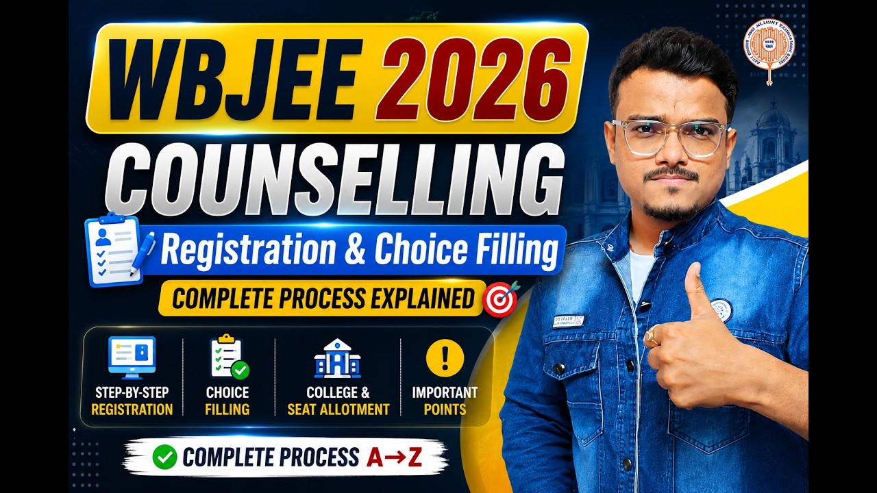 WBJEE 2026 Counselling Registration & Choice Filling | LIVE Complete Process