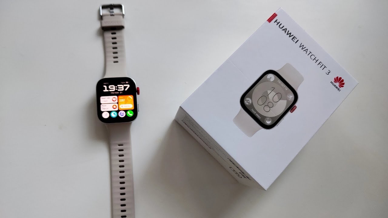 Топовые смарт часы / Huawei Watch Fit 3 распаковка