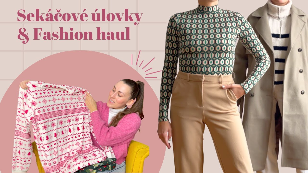 SECONDHAND ÚLOVKY + zimní fashion haul! 🧥❄️ #8 | *TRY ON haul* cz
