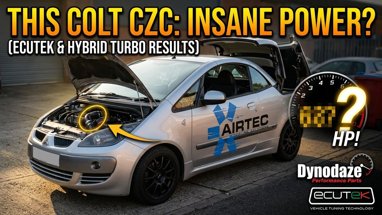 Mitsubishi Colt CZC Hybrid Turbo Tuned on Ecutek Software