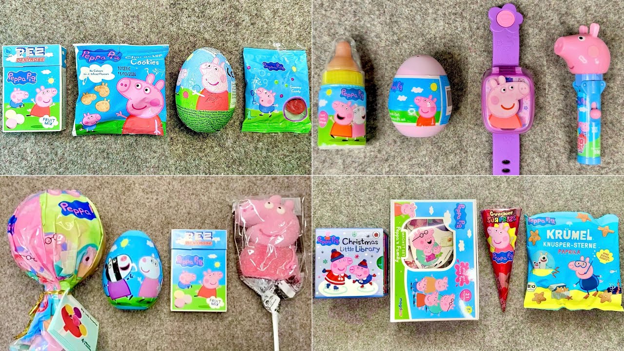 Funny PEPPA PIG Sweets & Toys Opening | Satisfying Candy ASMR | TOP Compilation