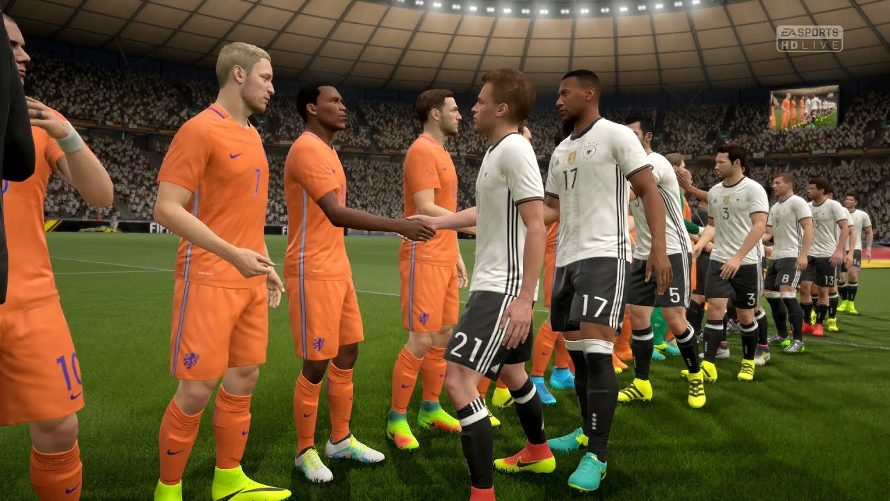 FIFA 17 | Germany vs Netherlands - Full Gameplay (PS4/Xbox One)