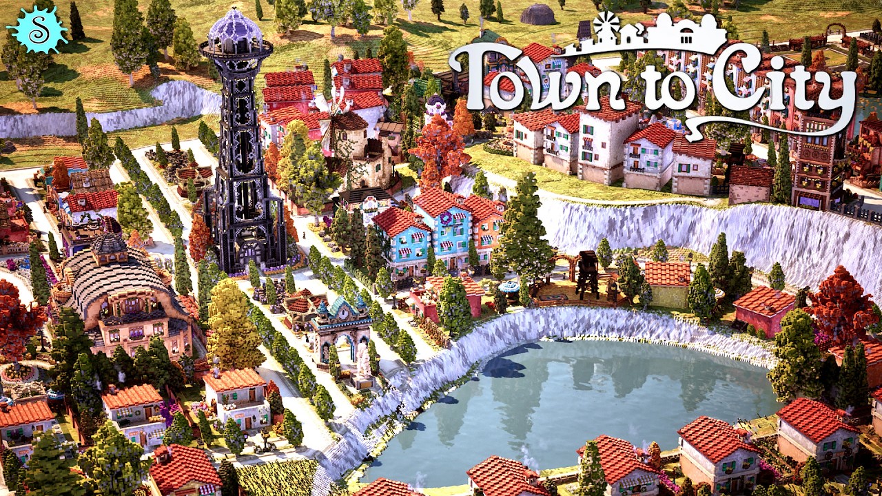 My BIGGEST BUILD YET with suburban housing in Town To City!