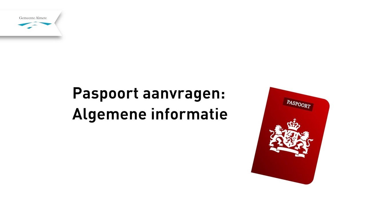 Paspoort aanvragen
