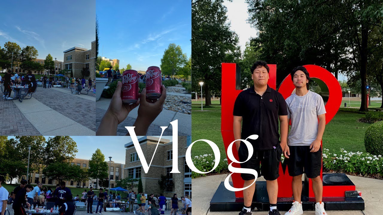 Welcome Back to Campus Lawn Party Vlog - Arkansas State University 🇺🇸