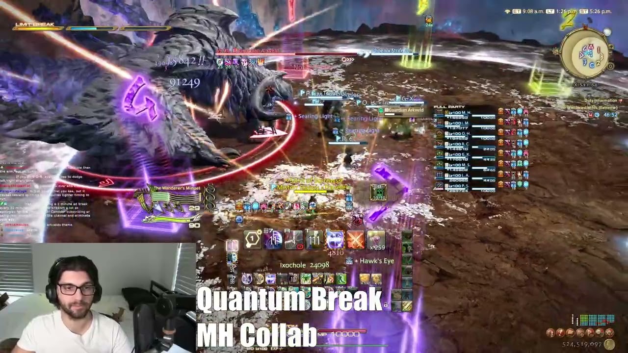 FFXIV - The Windward Wilds EXTREME Blind First Clear (Arkveld MH x FFXIV Collab)