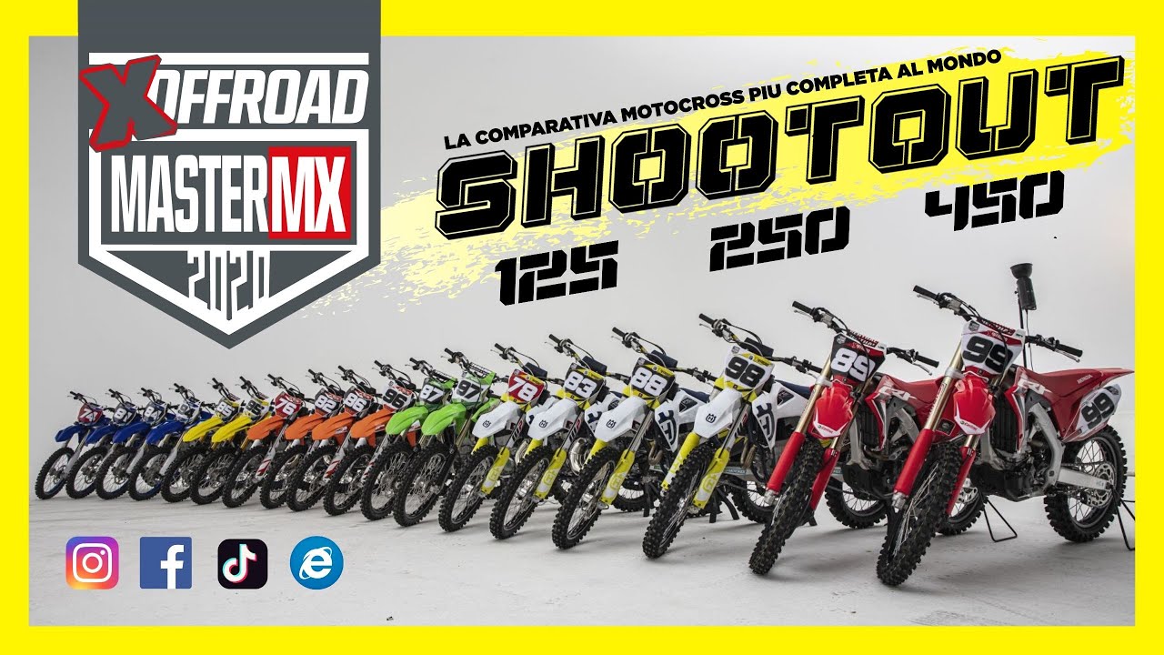 Master MX 2020 - SHOOTOUT 125 - 250 - 450 - La comparativa Motocross più completa del mondo!
