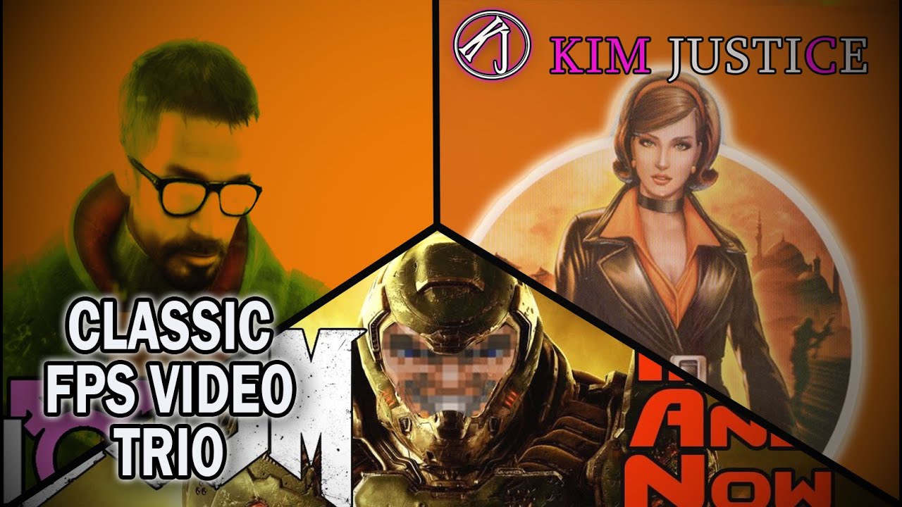 The Classic FPS Trio (DOOM, Half-Life, No One Lives Forever) | Kim Justice