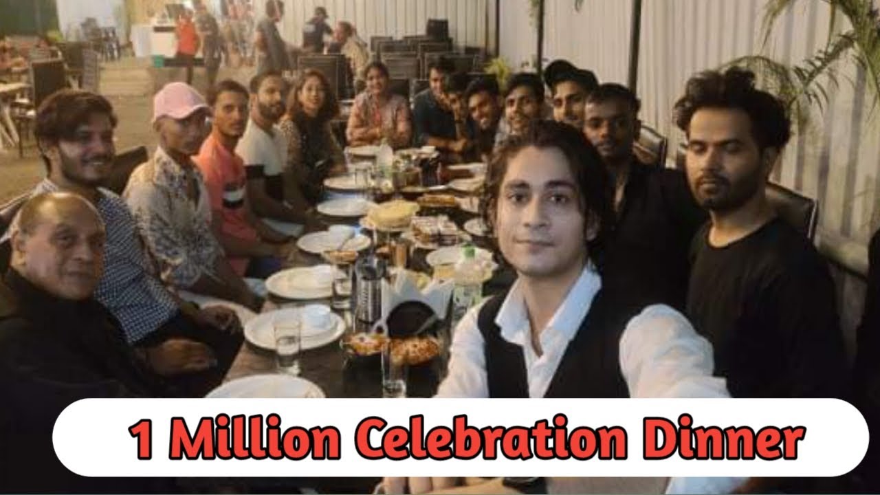 1 million on Instagram Celebration Dinner 💫🙈 || Tarun Namdev || Bittu_vlog14 || @i_am_tarunn28