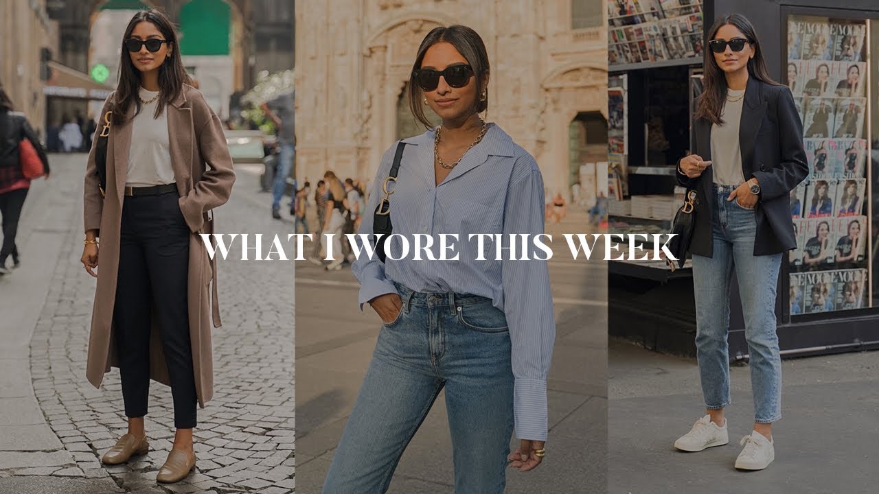 WHAT I WORE THIS WEEK | MILAN LOOKBOOK & VLOG