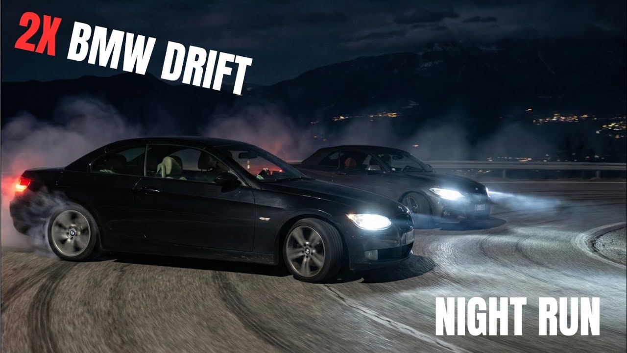 DRIFT IN MONTAGNA NOTTURNO | 2X BMW
