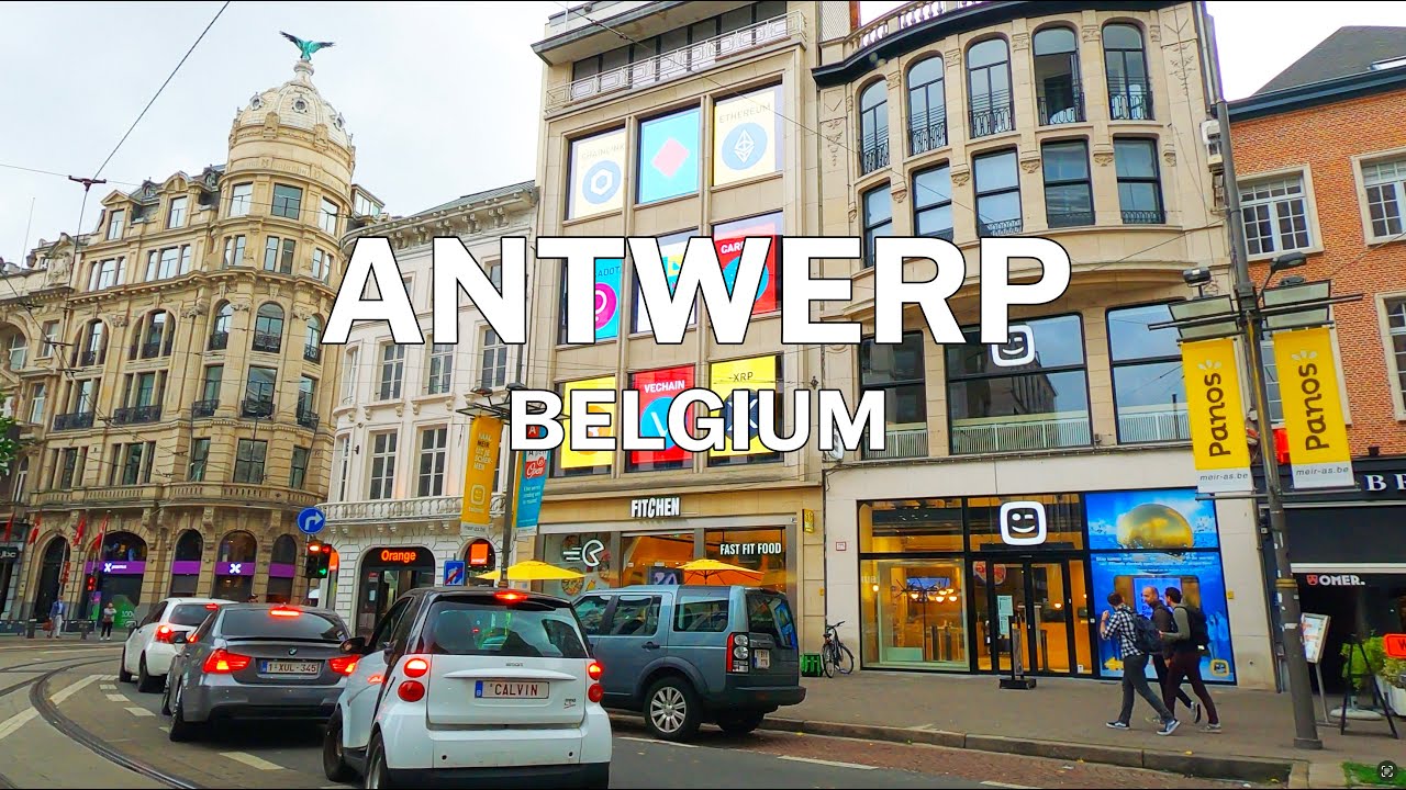 Antwerp, Belgium - Driving Tour 4K