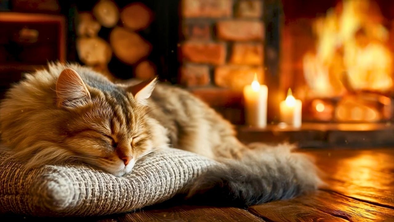 Peaceful Cat Melodies 🐾 Soothing Music for Stress Relief & Restful Sleep