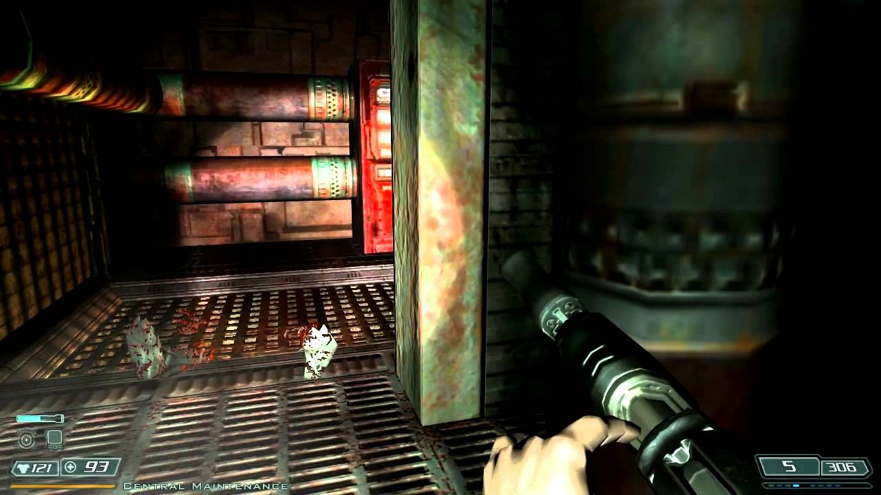 Doom 3 walkthrough - Skybridge Monorail