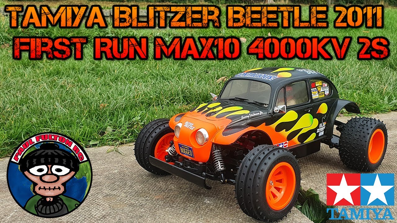 Tamiya Blitzer Beetle 2011 RC First Run Max10 4000kv 2s