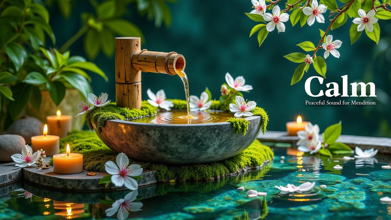 Мгновенное душевное спокойствие 🌿 Звуки бамбуковой воды и расслабляющая музыка, снятие тревоги