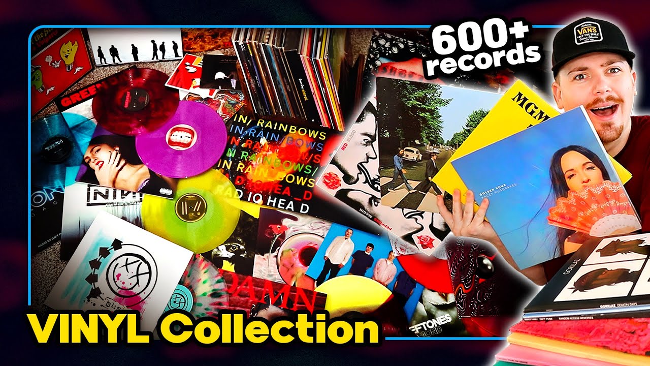 My Complete Vinyl Record Collection Tour! (600+ Records!)