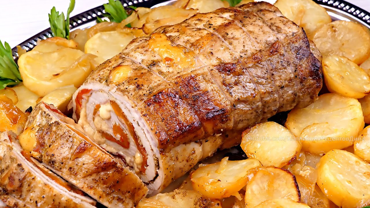 ⭐Мясной рулет на праздничный стол! Горячее блюдо для большой компании!